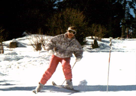 Sue Skiing